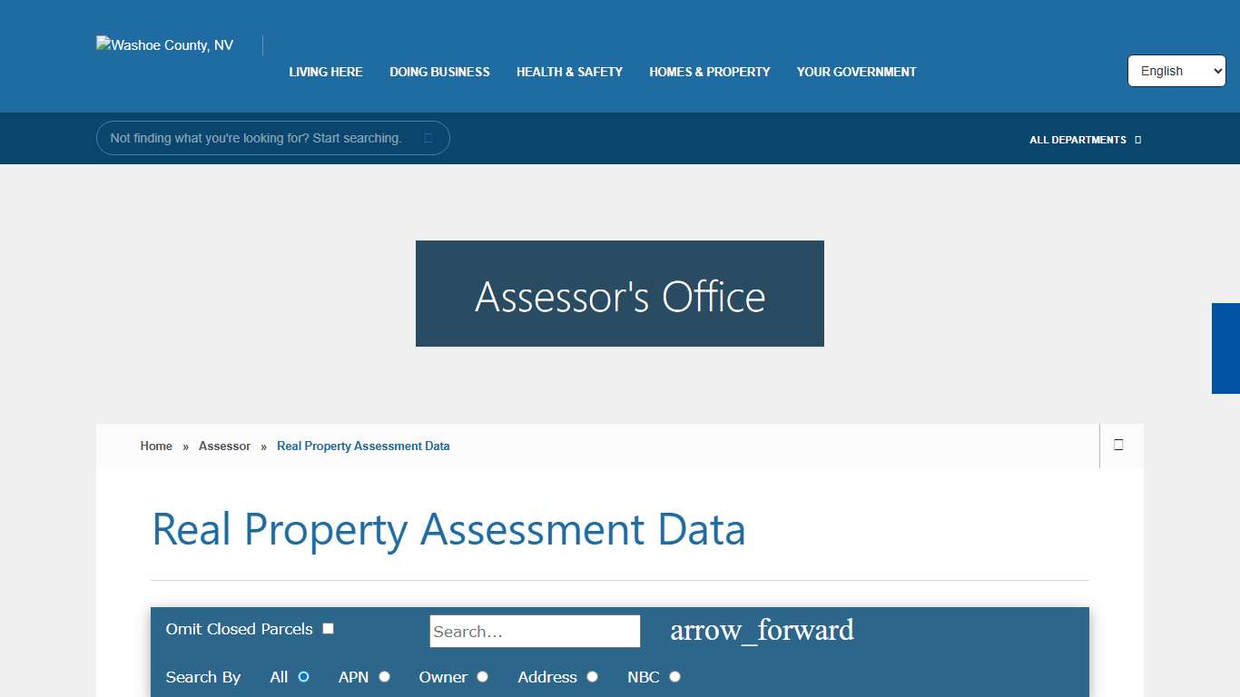 Real Property Assessment Data